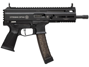 Grand Power 8588005808378 SP9A1 Stribog 9mm Luger 30+1 8" Black Threaded Barrel, M-LOK Handguard, Black Aluminum Picatinny Rail Receiver, Black Polymer Grip, Thread Protector