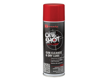 Hornady 9990 One Shot Gun Cleaner & Lube Against Corrosion & Lubricates 5 oz Aerosol