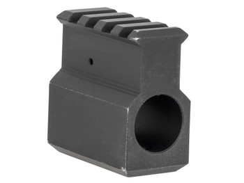 LBE Unlimited ARRGBUH Railed Gas Block Upper Receiver Height AR Platform Black Anodized Aluminum
