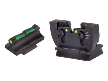 HiViz RG1022 Ruger 10/22 Rifle Interchangeable Sight Set LiteWave Black Front and Rear