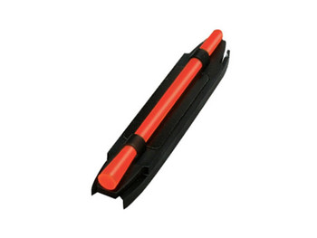 HiViz S300R S-Series Magnetic Front Sight Black | Red Fiber Optic