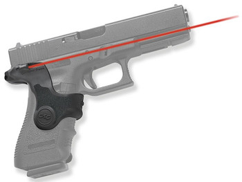 Crimson Trace 0124301 Lasergrips Compatible w/Glock Gen3 17/17L/19/22/23/31/32/34/35/37/38,Red Laser Black Polymer