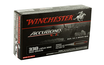 Winchester Accubond CT 338 Lapua Mag 300gr Poly Tip 20/bx UPC: 020892220058