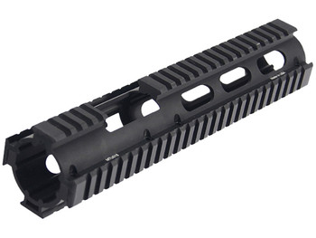 Leapers MTU015 Quad Rail Handguard Aluminum Matte Black Receiver