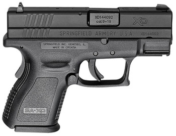 SPRGFLD XD9 9MM 3" BLK 10RD UPC: 706397168018