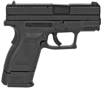 Springfield Armory XD9801 XD *CA Compliant Sub-Compact 9mm Luger 10+1, 3" Black Melonite Steel Barrel & Serrated Slide, Black Polymer Frame w/Picatinny Rail, Black Polymer Grip                        