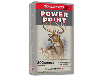 Winchester Ammo X30WM2 Power-Point 300WinMag 180gr 20 Per Box/10 Case