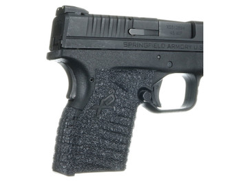Talon Grips 207R Adhesive Grip Textured Black Rubber for Springfield XD-S 9,40,45 with Small Backstrap