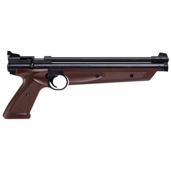 Crosman P1377BR American Classic Pump Pistol Pump 177 1rd Brown Polymer Grips UPC: 028478144668