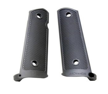 Archangel AA108 Grip Panels  Made of Aluminum With Black Anodized Diamond Checkering Finish for 1911 Government UPC: 708279010378