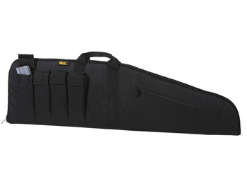 US PeaceKeeper P20040 MSR Case Water Resistant Black 600D Polyester w/ Brushed Tricot Liner 2" Padding & Lockable Zippers