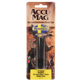 Mossberg 95253 AccuMag  12 Gauge Modified Steel Black for Mossberg 835 935 SSiOne Threaded Barrels 2BB Steel Shot UPC: 015813952538