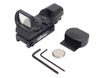 Firefield FF13004 Reflex Sight Matte Black 1x33mm Red/Green Multi Reticle, Weaver Mount