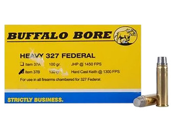 Buffalo Bore Ammunition 37B20 Heavy Strictly Business 327Federal Mag 130gr Hard Cast 20 Per Box/12 Case