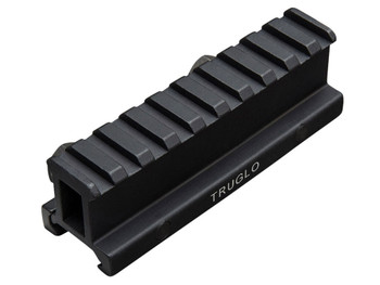TruGlo TG8990B Picatinny Riser Mount Matte Black Anodized