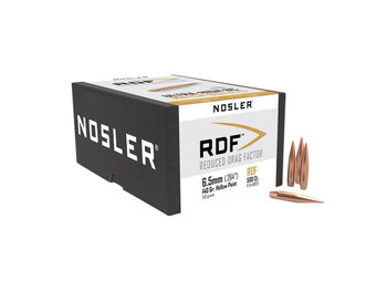 Nosler 49825 RDF Match 6.5Creedmoor 140gr Hollow Point Boat Tail 500/Box