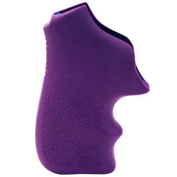 Hogue 78026 Tamer  Cushion Purple Rubber Grip with Finger Grooves for Ruger LCR LCRx UPC: 743108780268