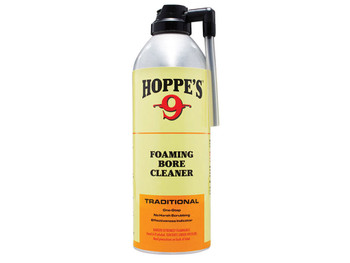 Hoppe's 908 No. 9 Bore Cleaner Foam Style Cleaner Removes Copper & Powder Residue 12 oz. Spray Bottle