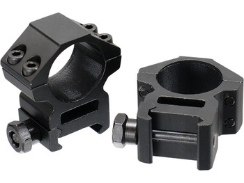 UTG RGWM25M4 Accushot Scope Rings Black Anodized 1" Medium
