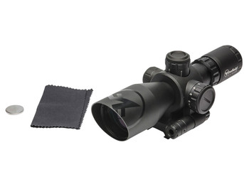 Firefield FF13065 Barrage w/Red Laser Matte Black 2.5-10x40mm Illuminated Red/Green Mil-Dot Reticle/Red Laser