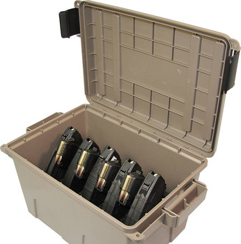 MTM CaseGard TMCAK Tactical Mag Can  Dark Earth Plastic 30rd Capacity 7.62x39mm UPC: 026057360218