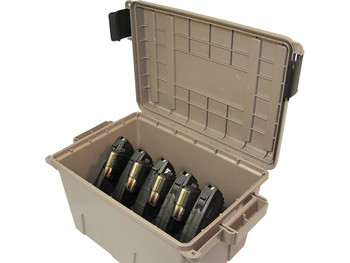 MTM Case-Gard TMCAK Tactical Mag Can Dark Earth Plastic, 30rd Capacity, 7.62x39mm