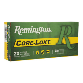 Remington Core-Lokt Hyper Velocity Centerfire Ammunition, 270 WSM, Jacketed Soft Point, 130 Grain - 20 Cartridge Box ( 20 / 1 )
