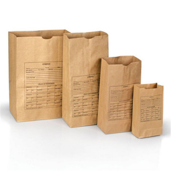 Printed Paper Evidence Bags Style 12 UPC: 844272000548
