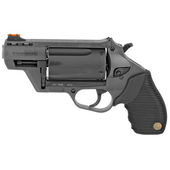 Taurus 2441021GRY Judge Public Defender 45 Colt LC410 Gauge 5rd 2.50 Gray Barrel Matte Black Cylinder Gray Polymer Frame with Black Ribber Grip UPC: 725327615293