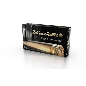 Sellier & Bellot Rifle Hyper Velocity Centerfire Ammunition, 308 Winchester, Soft Point Cut Through Edge, 180 Grain - 20 Cartridge Box ( 20 / 1 )