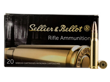 Sellier & Bellot SB308F Rifle 308Win 180gr Soft Point Cut Through Edge 20 Per Box/25 Case