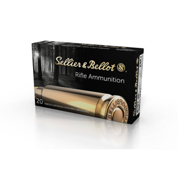 Sellier & Bellot Rifle Hyper Velocity Centerfire Ammunition, 8mm Mauser, Full Metal Jacket, 196 Grain - 20 Cartridge Box ( 20 / 1 )