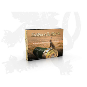 Sellier & Bellot Buckshot 12 Gauge Shotshell Ammunition, 2 3/4 Inch, 1214 FPS, 12 Pellet, #1 Buck - 10 Cartridge Box ( 10 / 1 )