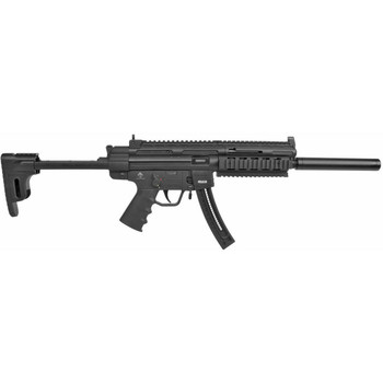 GSG GERGGSG1622 GSG16 Carbine Full Size 22 LR 221 16.25 Black Black Polymer Receiver Black Collapsible wStorage Compartment Stock Right Hand UPC: 819644021476