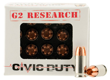 G2R CIVIC DUTY 380ACP 64GR 20/500 UPC: 851412006216