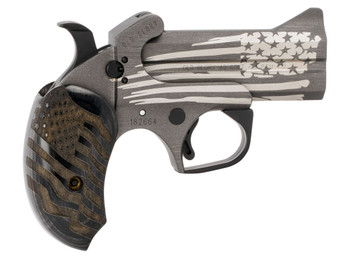 Bond Arms BAOG Old Glory 45 Colt/410 Gauge 2rd Shot 3.50" Black Ash w/Integrated Star Grips Right Hand