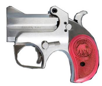 Bond Arms Mama Bear Break Action Derringer - .357 Caliber, 3 Inch Barrel, Stainless Steel, Matte Stainless Steel