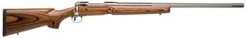 Savage Arms 18466 12 Varminter Low Profile 204 Ruger 41 Cap 26 1:12 Matte Stainless RecBarrel Satin Brown Stock Right Hand Full Size with Detachable Box Magazine UPC: 011356184665