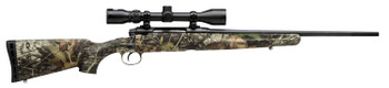 Savage Arms 57268 Axis XP Compact 223 Rem 41 20 Matte Black BarrelRec Mossy Oak BreakUp Country Synthetic Stock Includes Weaver 39x40mm Scope UPC: 011356572684