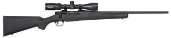 Mossberg 28054 Patriot  2506 Rem Caliber with 51 Capacity 22 Fluted Barrel Matte Blued Metal Finish  Black Synthetic Stock Right Hand Full Size Includes Vortex Crossfire II 39x40mm Scope UPC: 015813280549