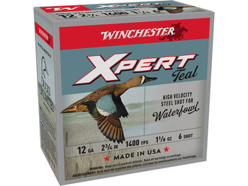 Winchester Ammo WEX12H6 Super X Xpert High Velocity 12Gauge 2.75" 1 1/8oz 6Shot 25 Per Box/10 Case