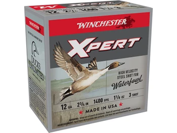 Winchester Ammo WEX12H3 Super X Xpert High Velocity 12Gauge 2.75" 1 1/8oz 3Shot 25 Per Box/10 Case