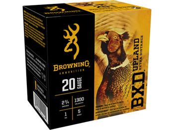Browning Ammo B193512025 BXD Upland 20Gauge 2.75" 1oz 5Shot 25 Per Box/10 Case