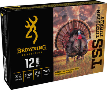 Browning Tungsten Turkey 12ga 3-1/2'' #7&9 TSS 2-1/4oz 5bx UPC: 020892024809
