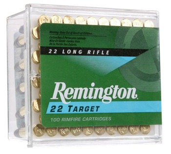 Remington Target Standard Velocity Rimfire Ammunition, 22 LR, Lead Round Nose, 40 Grain - 100 Cartridge Box ( 100 / 1 )