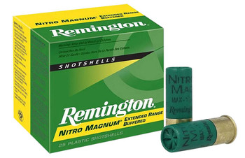 Remington Nitro Magnum 12 Gauge Shotshell Ammunition, 3 Inch, 1280 FPS, 1 5/8 Ounce, #4 Shot - 25 Cartridge Box ( 25 / 1 )