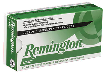 Remington Ammunition 23722 UMC  38 Super P 130 gr Full Metal Jacket FMJ 50 Per Box 10 Cs UPC: 047700067605
