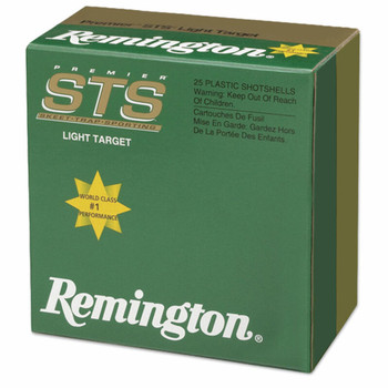 Remington Ammunition 20116 Premier STS  12 Gauge 2.75 1 18 oz 9 Shot 25 Per Box 10 UPC: 047700306001