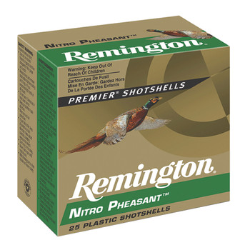 Remington Ammunition 28622 Nitro Pheasant  12 Gauge 2.75 1 14 oz 5 Shot 25 Per Box 10 UPC: 047700347400