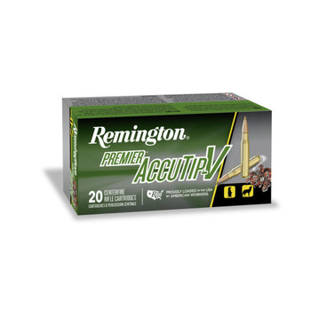 Remington Ammunition 29184 Premier AccutipV 223 Rem 50 gr AccuTipV BoatTail ATVBT 20 Per Box 10 UPC: 047700366401